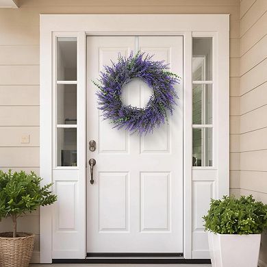26 Lavender Eucalyptus Wreath All Season Artificial Front Door Decor
