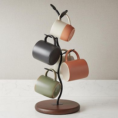 Mug Tree Stand Countertop Coffee Tea Cup Organizer Bronze