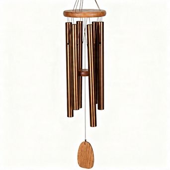 Amazing Grace Wind Chimes Bronze Inspirational Memorial Garden Patio Decor