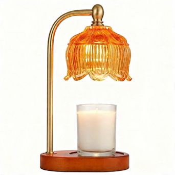 Candle Warmer Lamp Timer Dimmer 2 Bulbs Safe No Smoke Home Decor Gifts
