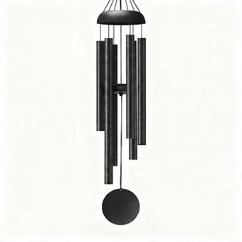 32 Inch Deep Tone Metal Wind Chimes with 6 Aluminum Tubes Memorial Gift for Mom Grandma Women