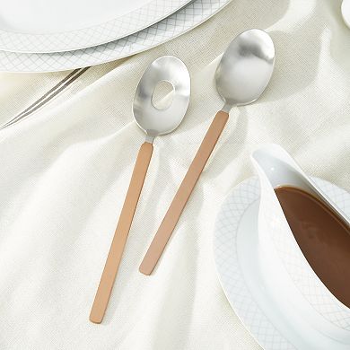 BergHOFF 2-Piece Stainless Steel Salad Serving Utensils Duo Set