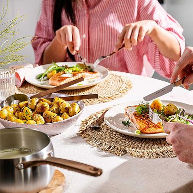BergHOFF 2-Piece Stainless Steel Salad Serving Utensils Duo Set