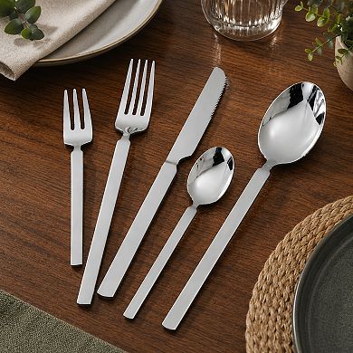 BergHOFF Elegant 30-Piece Stainless Steel Flatware Set