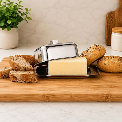 BergHOFF Cubo Stainless Steel Butter Dish