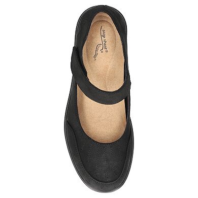 Easy Street Slater Women's Mary Jane Flats with Velcro Closure