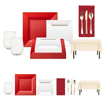 Boutique All-In-One Designer Tableware Suite  Set for 20 Guests