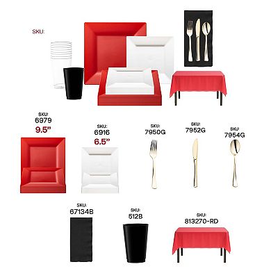 Signature Series Boutique All-In-One Tableware Suite Set for 20 Guests