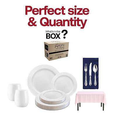 Signature Series Boutique All-In-One Tableware Suite Set for 20 Guests