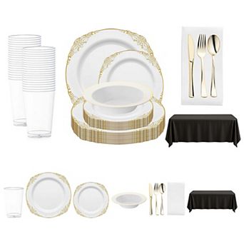Signature Series Boutique All-In-One Tableware Suite Set for 20 Guests