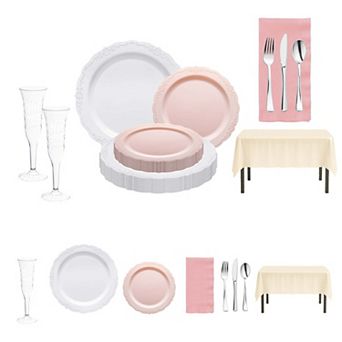 Signature Series Boutique All-In-One Tableware Suite Set for 20 Guests