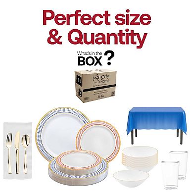 Grand Celebration Boutique All-In-One Tableware Suite Set for 20 Guests