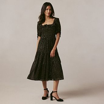 Women's LC Lauren Conrad Ruffle Square Neck Midi Dress