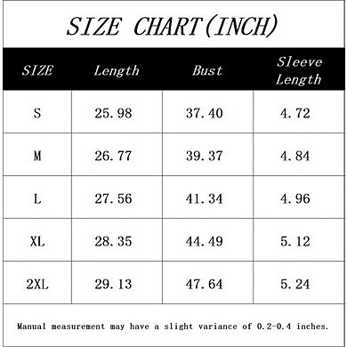 Women's Loose Fit Top V Neck Short Sleeve Chiffon Blouse