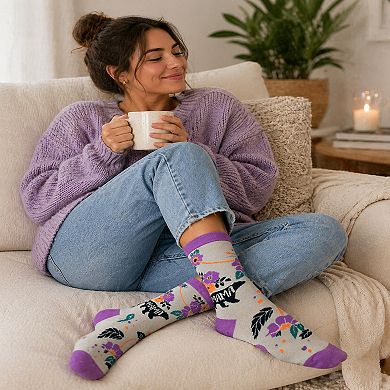 Womens Mama Bear Socks Funny Mothers Day Footwear