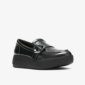 Clarks® Zylah Vine Women's Slip-On Loafer Shoes With Buckle Detail