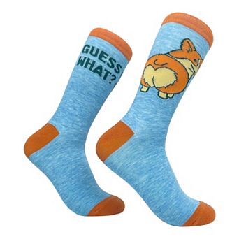 Women's Guess What Corgi but Socks Funny Small Breed Pret Puppy Dog Novelty Footwear