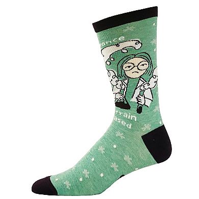 Women's Idiot Tolerance Socks Funny New Strain Released Nerdy Science Stupid People Footwear