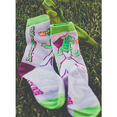 Women's Bridezilla Socks Funny Wedding Day Monster Sarcastic Novelty Footwear
