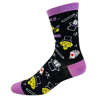 Women's Labracadabra Socks Funny Labrador Magic Footwear for Pet Dog Lover