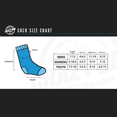 Women's Never Trust An Atom They Make Up Everything Socks Funny Nerdy Science Joke Footwear