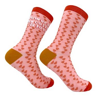 Women's Powered By Coffee and Love Socks Funny Cute Footwear