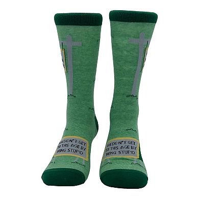 Women's Do Not Mess With Old People We Didnt Get to This Age By Being Stupid Socks