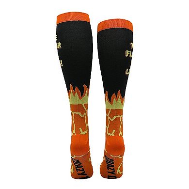 Unisex The Floor Is Lava Funny Game Compression Socks for Men and Women