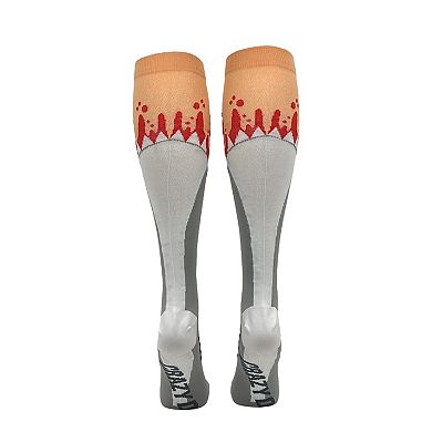Unisex Shark Bite Funny Novelty Compression Socks for Women and Men