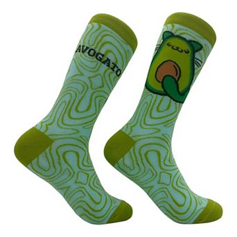 Women's Avogato Socks Funny Sarcastic Cat Lovers Graphic Novelty Footwear for Ladies