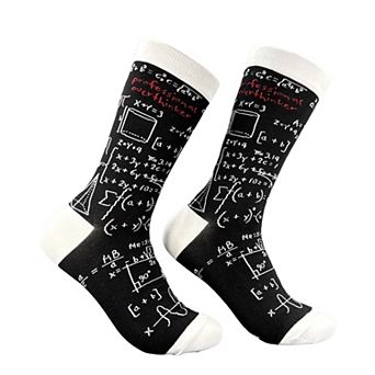 Women's Professional Overthinker Socks Funny Sarcastic Math Graphic Novelty Footwear For Ladies