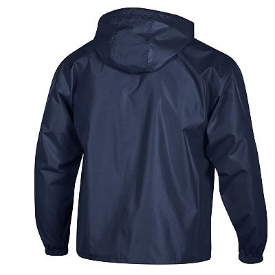 Michiganナイロンジャケット Men's Champion Navy Michigan Wolverines Packable Hooded