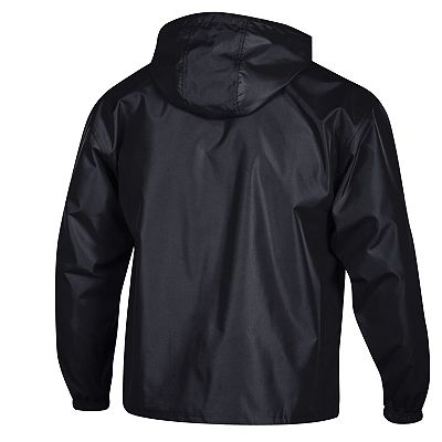 ジャケット・アウター Champion Bulldogs C5-C601 M Men's Champion Black Georgia Bulldogs Packable Hooded Windbreaker