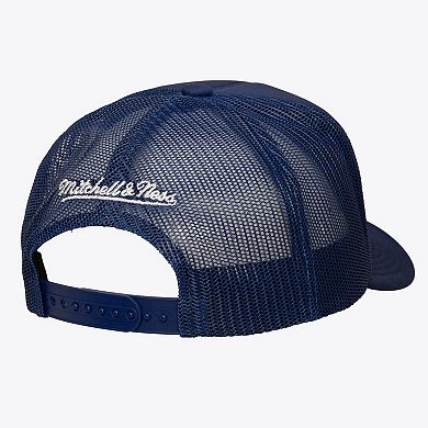 Men's Mitchell & Ness Blue Toronto Maple Leafs Head Coach Trucker Adjustable Hat