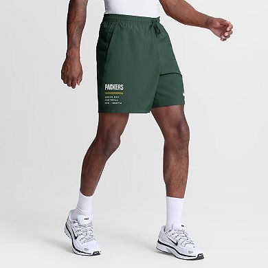 Men's Nike Green Green Bay Packers Form Dri-FIT Shorts