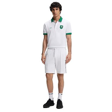 Men's Hugo Boss White Mexico Lux Paddy Polo