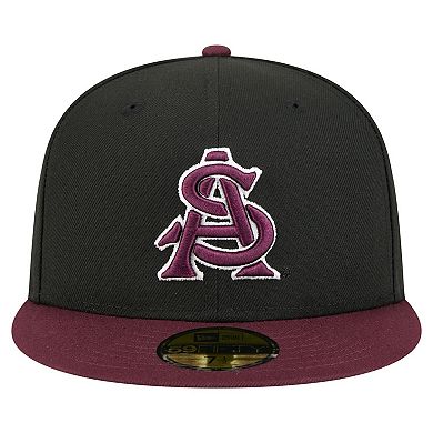 Men's New Era Black Arizona State Sun Devils On-Field Baseball Fitted Hat