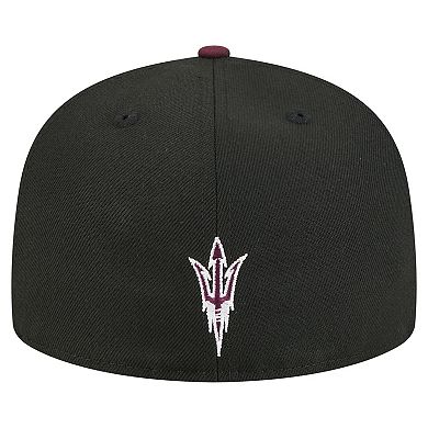 Men's New Era Black Arizona State Sun Devils On-Field Baseball Fitted Hat