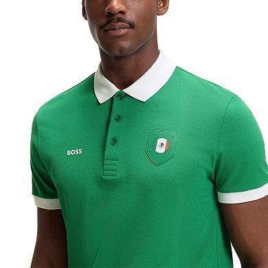 Men's Hugo Boss Green Mexico Lux Paddy Polo