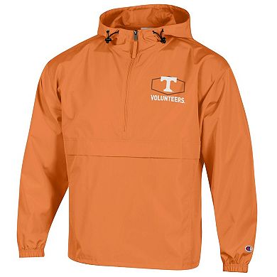Men's Champion Tennessee Orange Tennessee Volunteers Delay Packable Half-Zip Jacket