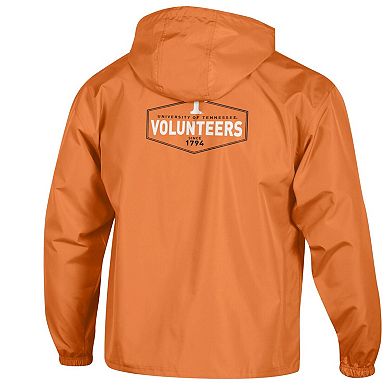 Men's Champion Tennessee Orange Tennessee Volunteers Delay Packable Half-Zip Jacket