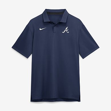 Men's Nike Navy Atlanta Braves Tour Dri-FIT Polo