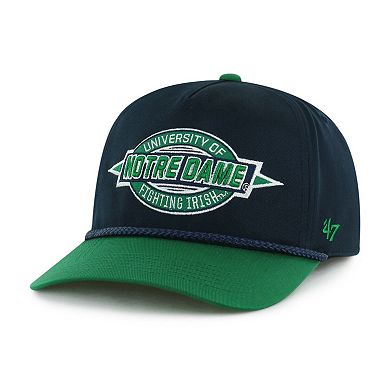 Youth '47 Navy Notre Dame Fighting Irish Frame Out Hitch Rope Adjustable Hat