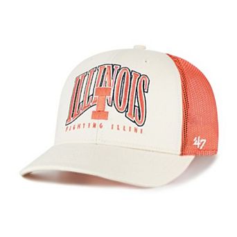 Men's '47 Natural Illinois Fighting Illini Drawbridge Trucker Adjustable Hat