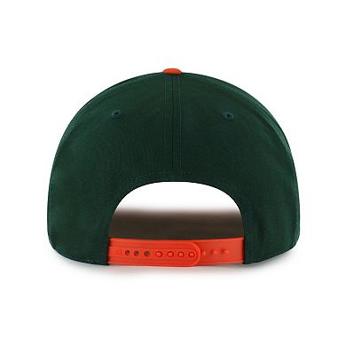 Youth '47 Green Miami Hurricanes Frame Out Hitch Rope Adjustable Hat