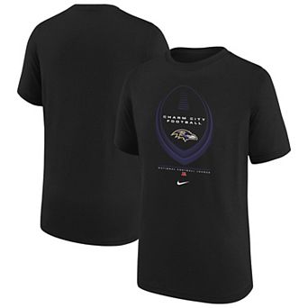 Youth Nike Purple Baltimore Ravens Icon Legend Dri-FIT T-Shirt