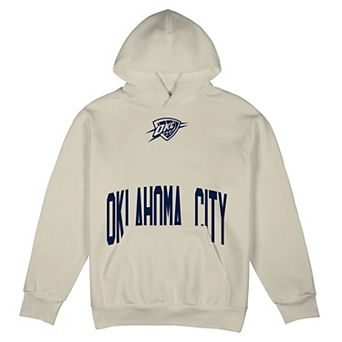 Unisex Stadium Essentials Cream Oklahoma City Thunder Surrender Hoodie
