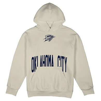 Unisex Stadium Essentials Cream Oklahoma City Thunder Surrender Hoodie
