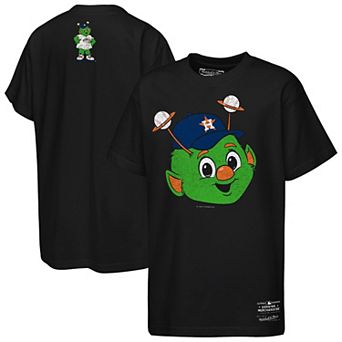 Youth Mitchell & Ness Black Houston Astros Big Face Mascot T-Shirt