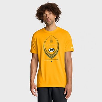 Men's Nike Gold Green Bay Packers Legend Icon Dri-FIT T-Shirt